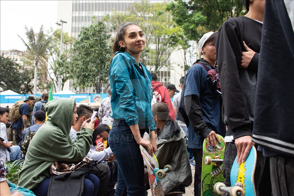 Así se vio el día internacional del Skateboarding en Bogotá