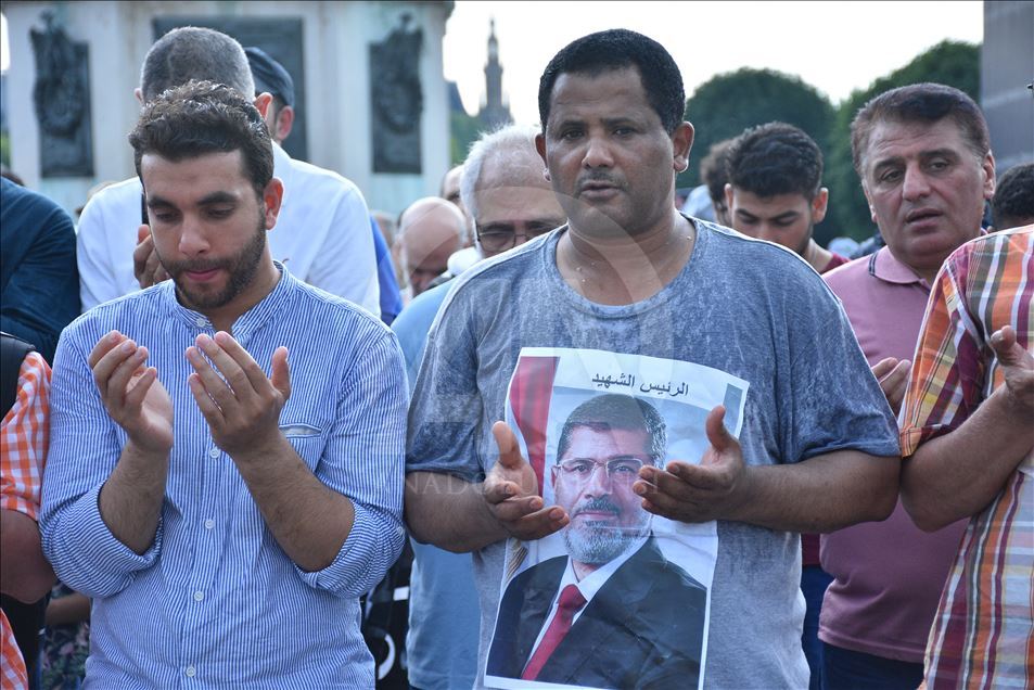 Protest in support of Mohamed Morsi in Vienna