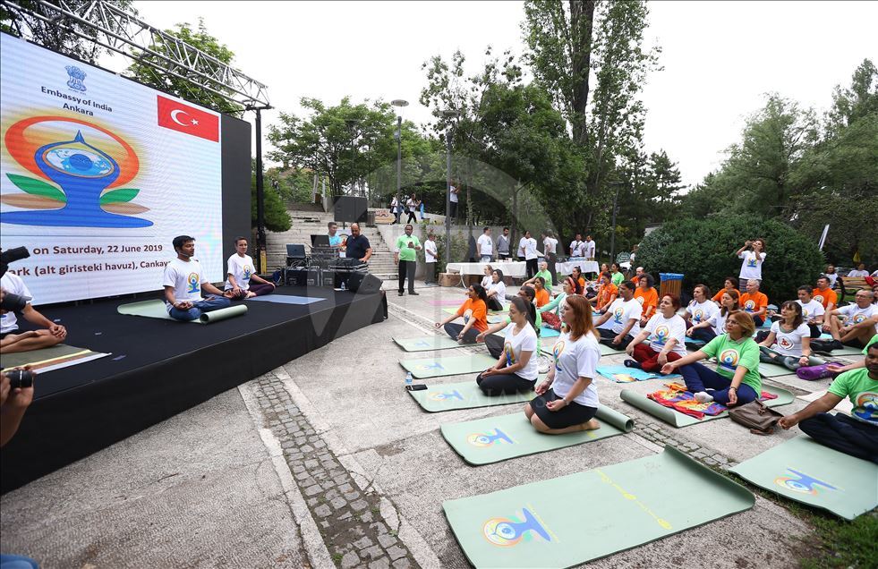 'International Day of Yoga' event in Ankara