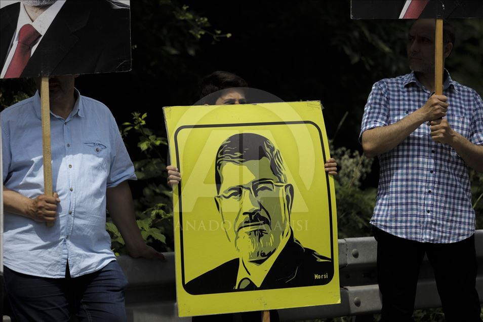 Saraybosna'da "Muhammed Mursi" için gösteri