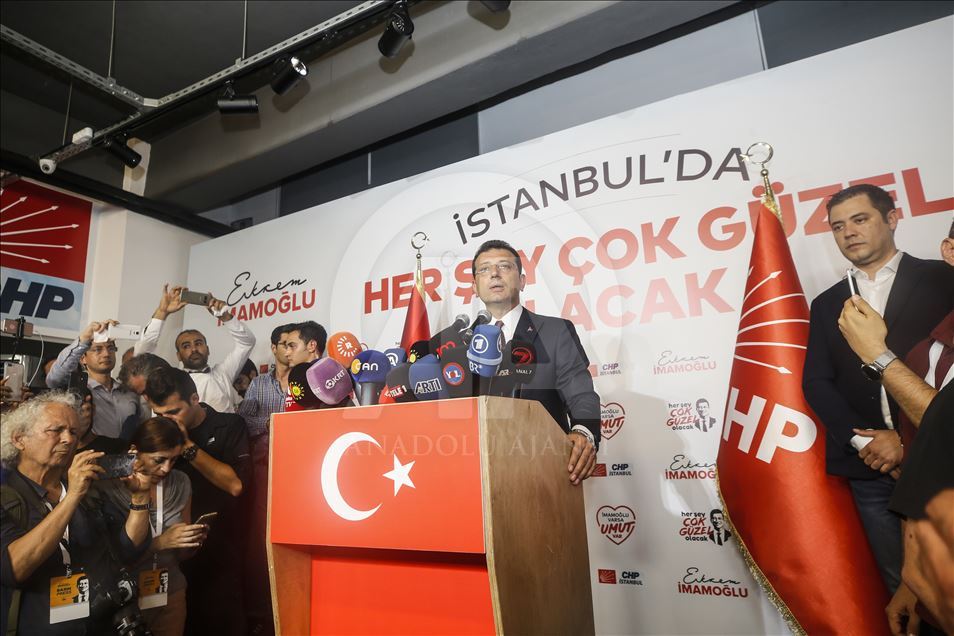 إمام أوغلو: نتمنى أن تحمل نتيجة الانتخابات الخير لإسطنبول 
