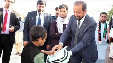 کمک آژانس همکاری و هماهنگی ترکیه به ایتام افغانستان