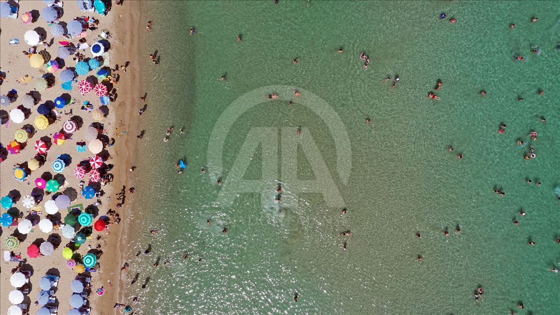 Hot weather in Turkey's Aegean province Aydin