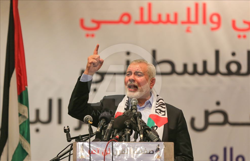 هنية: مؤتمر المنامة سياسي بغطاء اقتصادي لتصفية قضية فلسطين