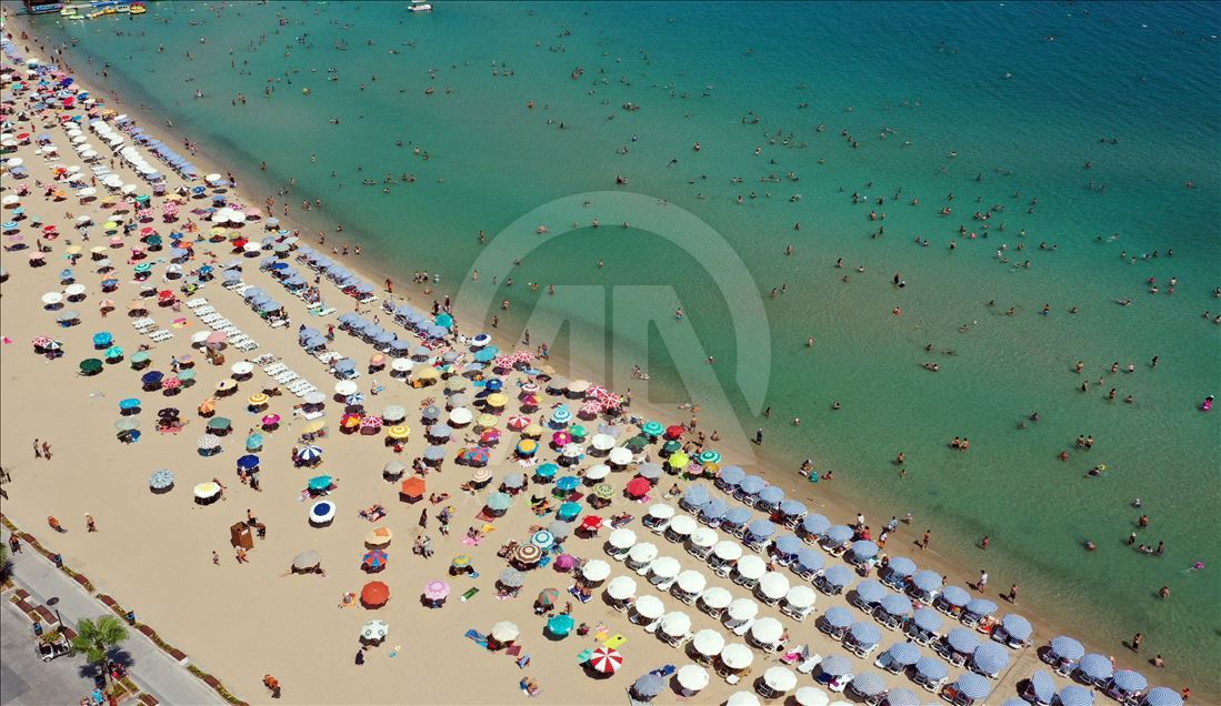 Hot weather in Turkey's Aegean province Aydin