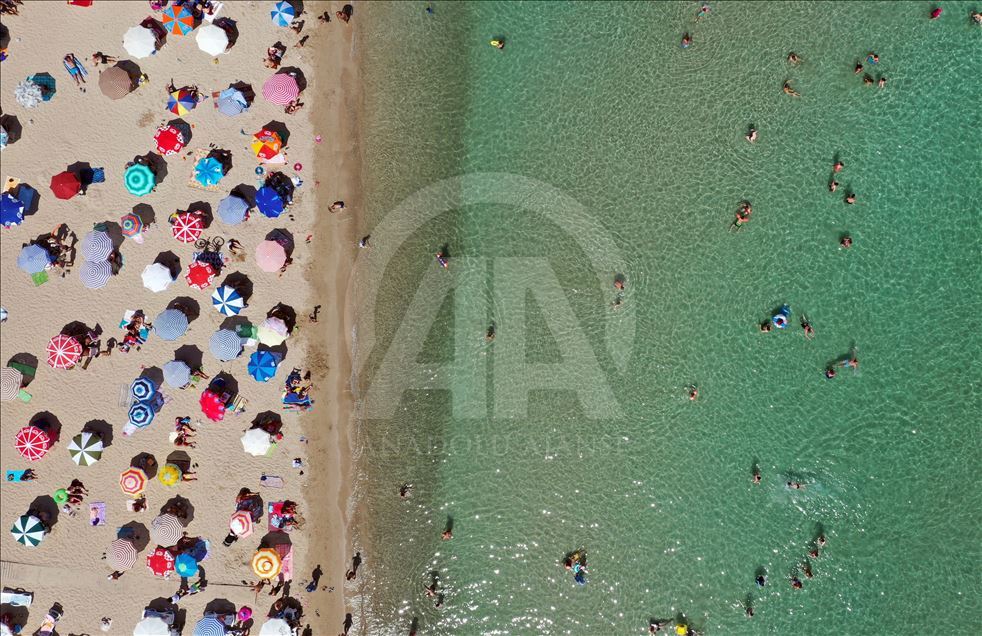 Hot weather in Turkey's Aegean province Aydin