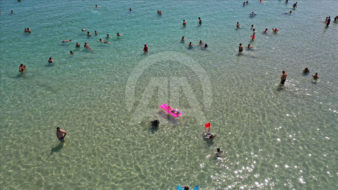 Hot weather in Turkey's Aegean province Aydin