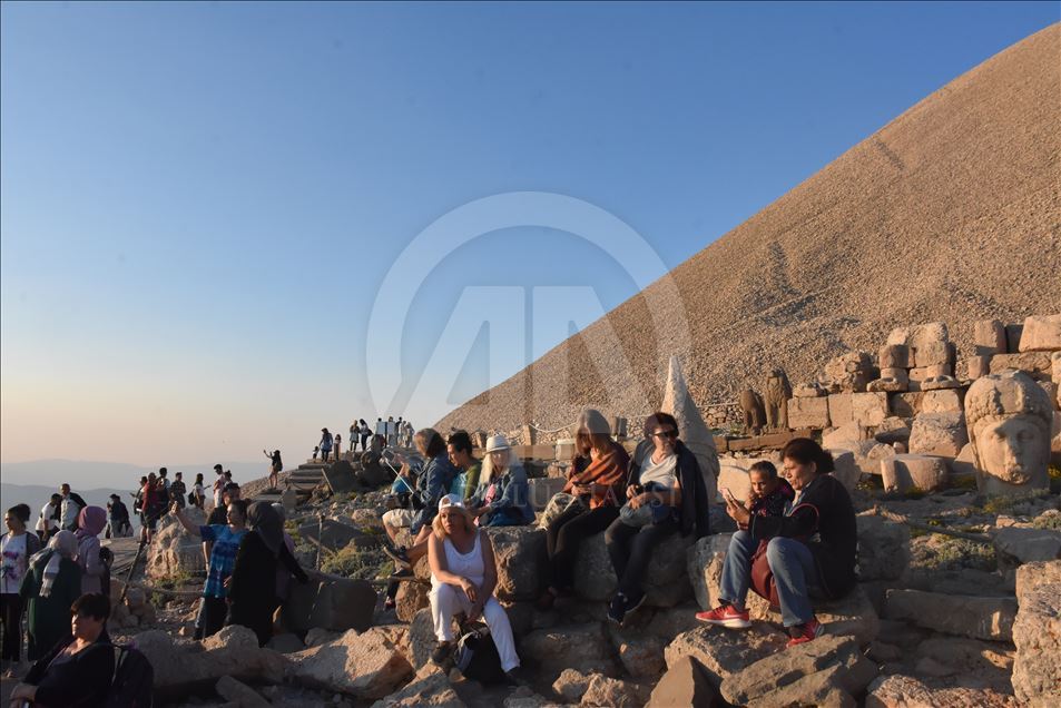 Beauties of Mountain Nemrut in Turkey's Adiyaman