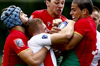 Las mejores imágenes del circuito masculino de selecciones de rugby 'Sevens Grand Prix Series' en Moscú