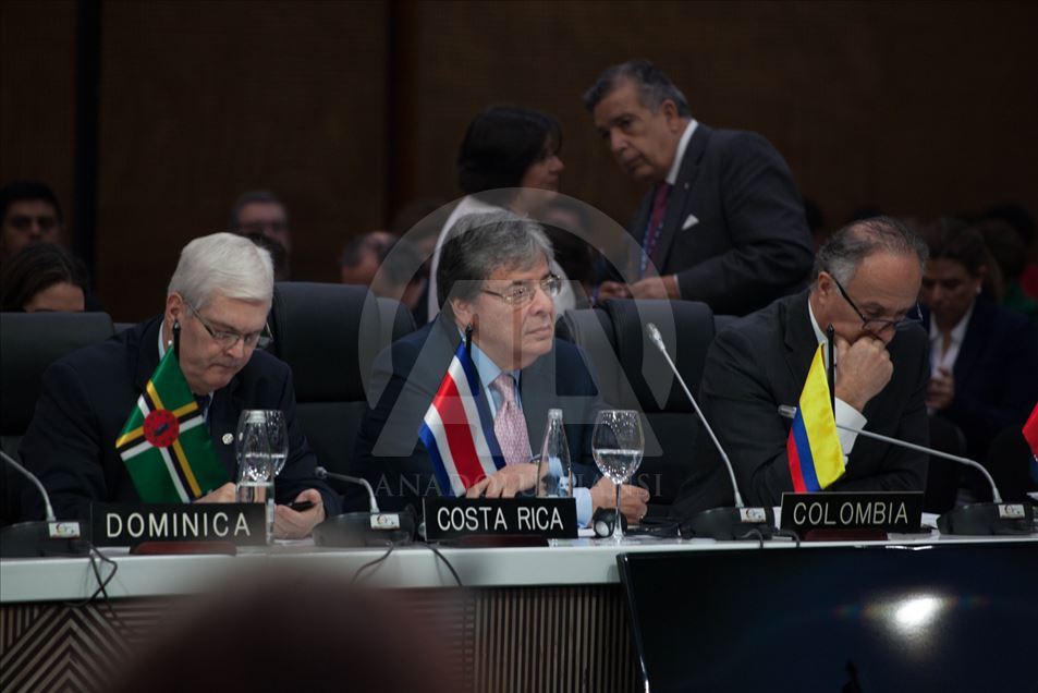 La 3ª plenaria dentro de la 49 Asamblea General de la OEA en Medellín.
