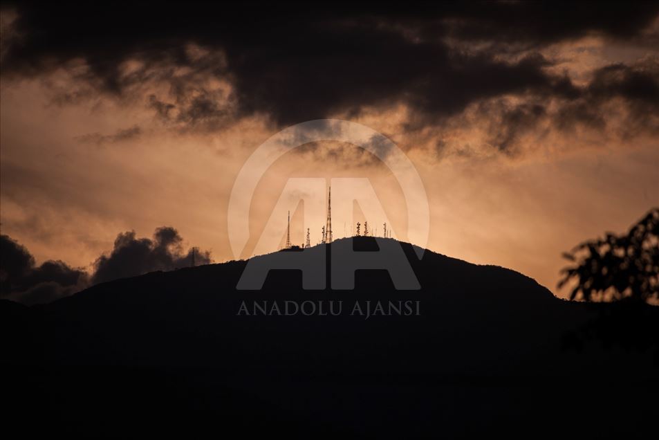 Atardecer en Medellín, Colombia