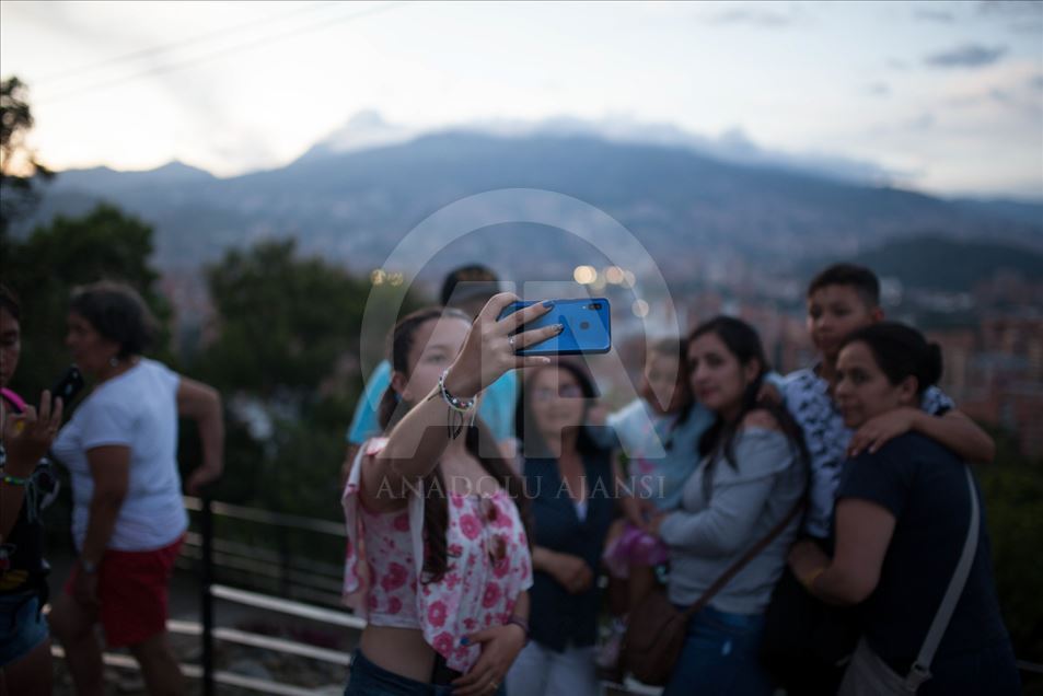 Atardecer en Medellín, Colombia