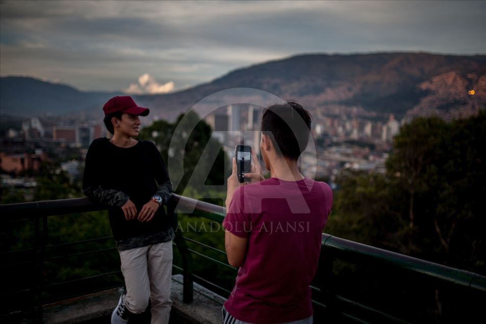 Atardecer en Medellín, Colombia