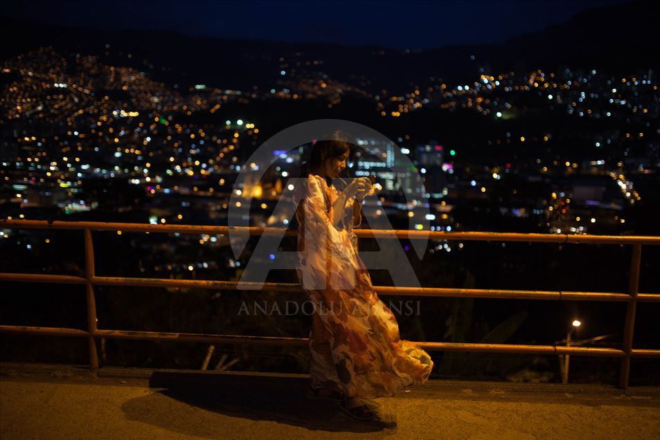 Atardecer en Medellín, Colombia