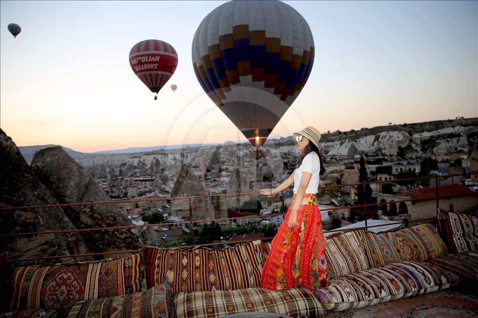 В память о Турции: фотографии на фоне воздушных шаров