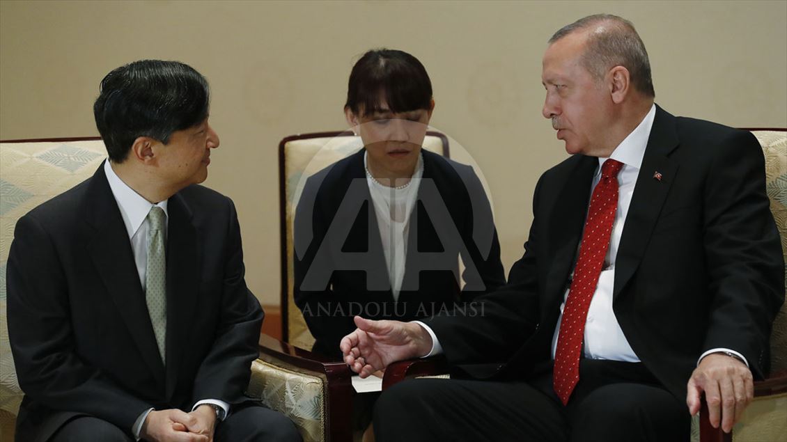Cumhurbaşkanı Erdoğan, Japon İmparatoru Naruhito ile görüştü