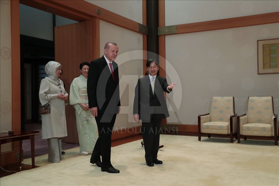 Cumhurbaşkanı Erdoğan, Japon İmparatoru Naruhito ile görüştü