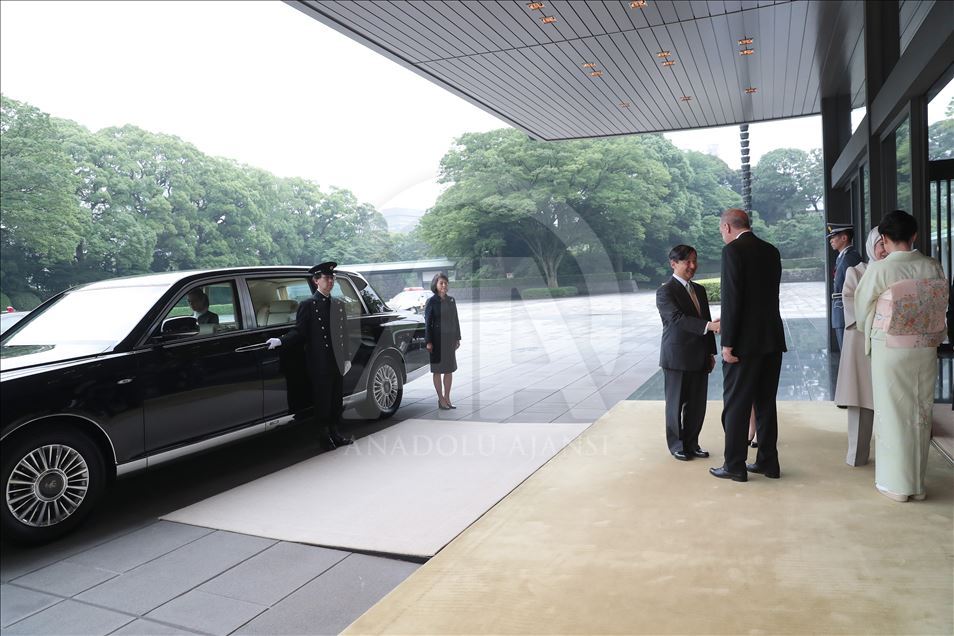Cumhurbaşkanı Erdoğan, Japon İmparatoru Naruhito ile görüştü