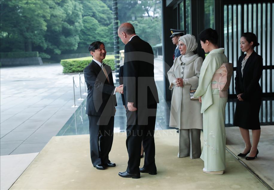 Cumhurbaşkanı Erdoğan, Japon İmparatoru Naruhito ile görüştü
