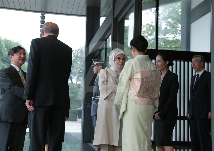 Cumhurbaşkanı Erdoğan, Japon İmparatoru Naruhito ile görüştü