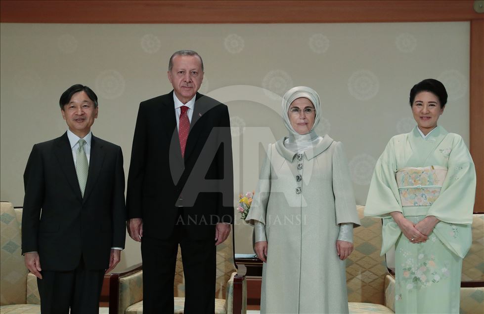 Cumhurbaşkanı Erdoğan, Japon İmparatoru Naruhito ile görüştü