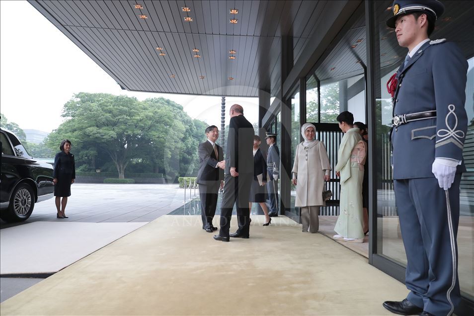 Cumhurbaşkanı Erdoğan, Japon İmparatoru Naruhito ile görüştü