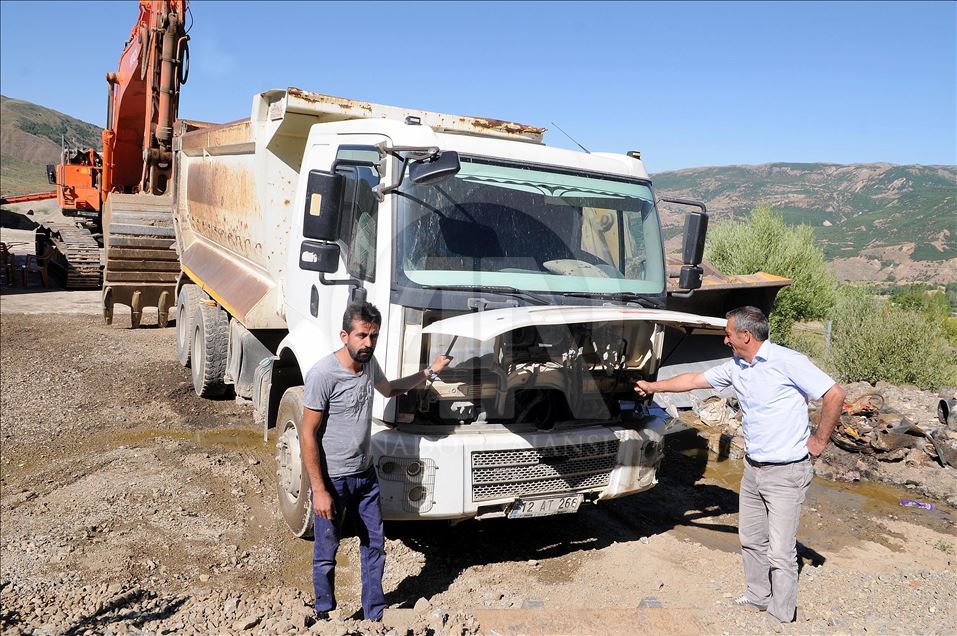 Truck taken off service as bird sets up nest in engine