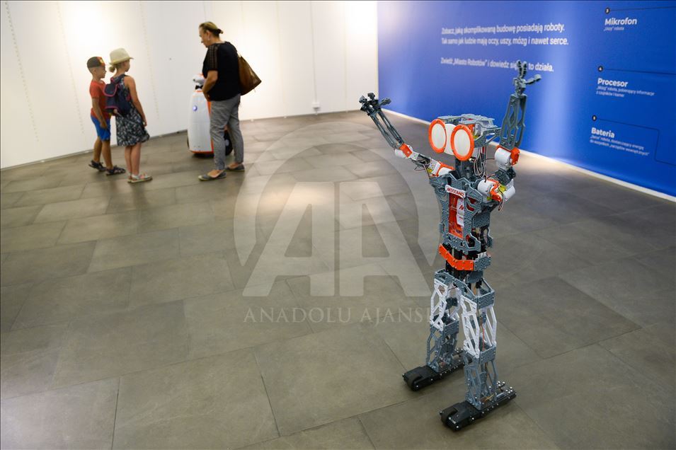 City of Robots Exhibition in Lodz Poland