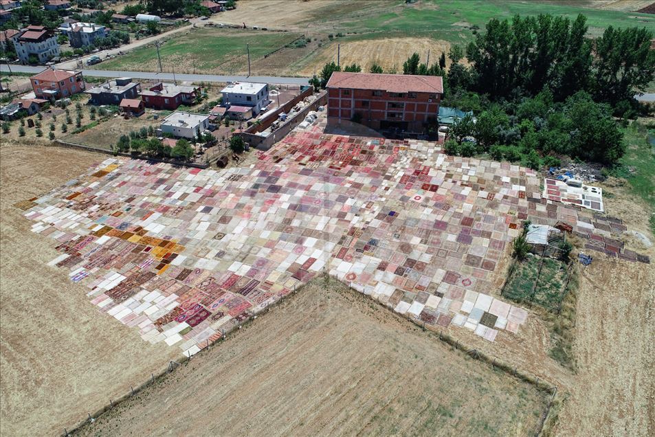 "Alfombras hechas a mano" en Anatolia