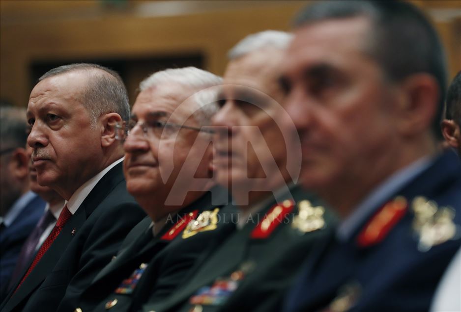 حضور رئیس جمهور اردوغان در مراسم فارغ التحصیلی دانشگاه دفاع ملی