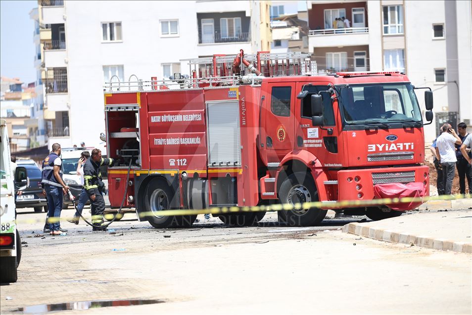 Hatay'da otomobilde patlama
