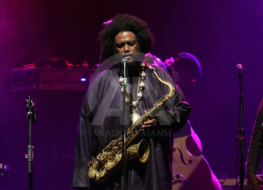Kamasi Washington gives concert in Istanbul