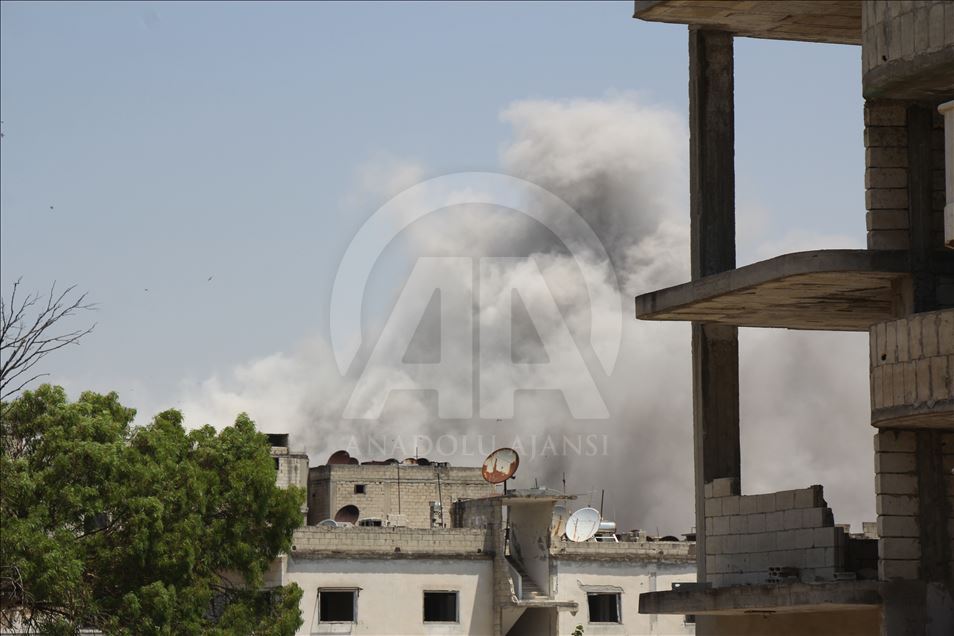 İdlib'e hava saldırısı