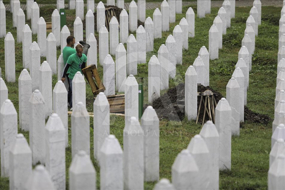 Ahead of 33 Srebrenica Genocide victims' burial