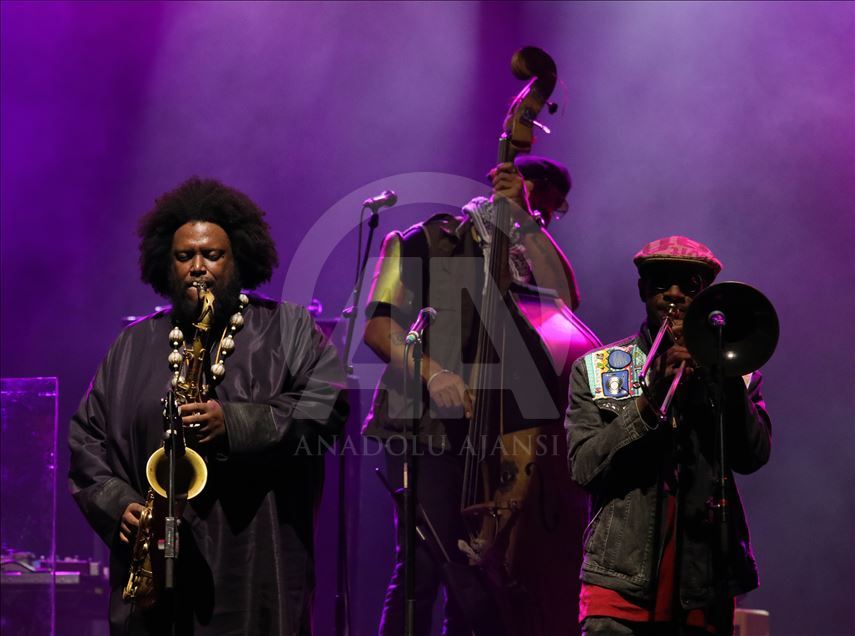 Kamasi Washington gives concert in Istanbul