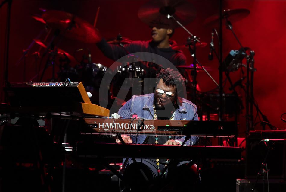 Kamasi Washington gives concert in Istanbul