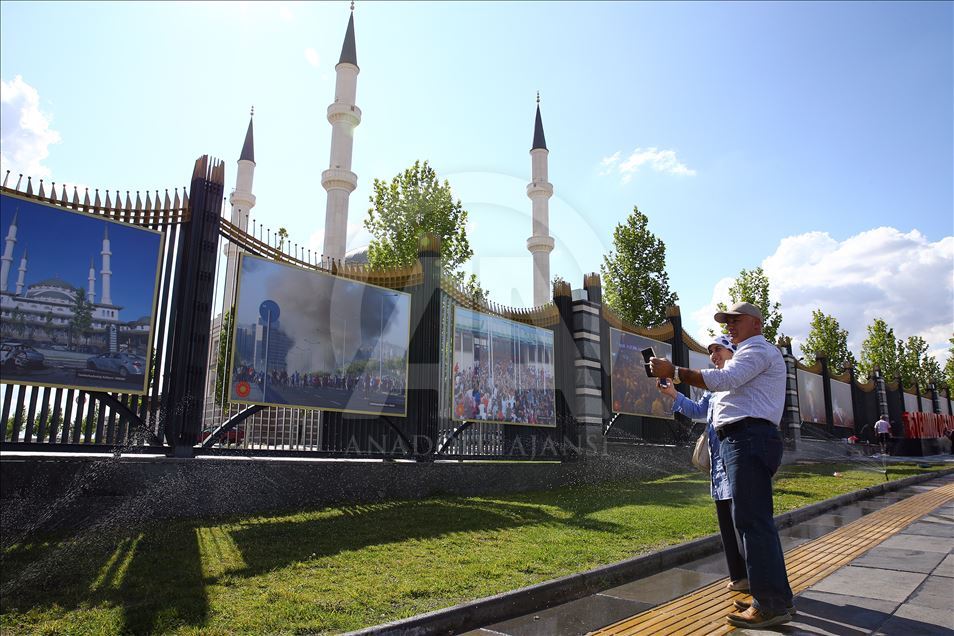 Cumhurbaşkanlığı Külliyesi'nde 15 Temmuz hazırlıkları sürüyor