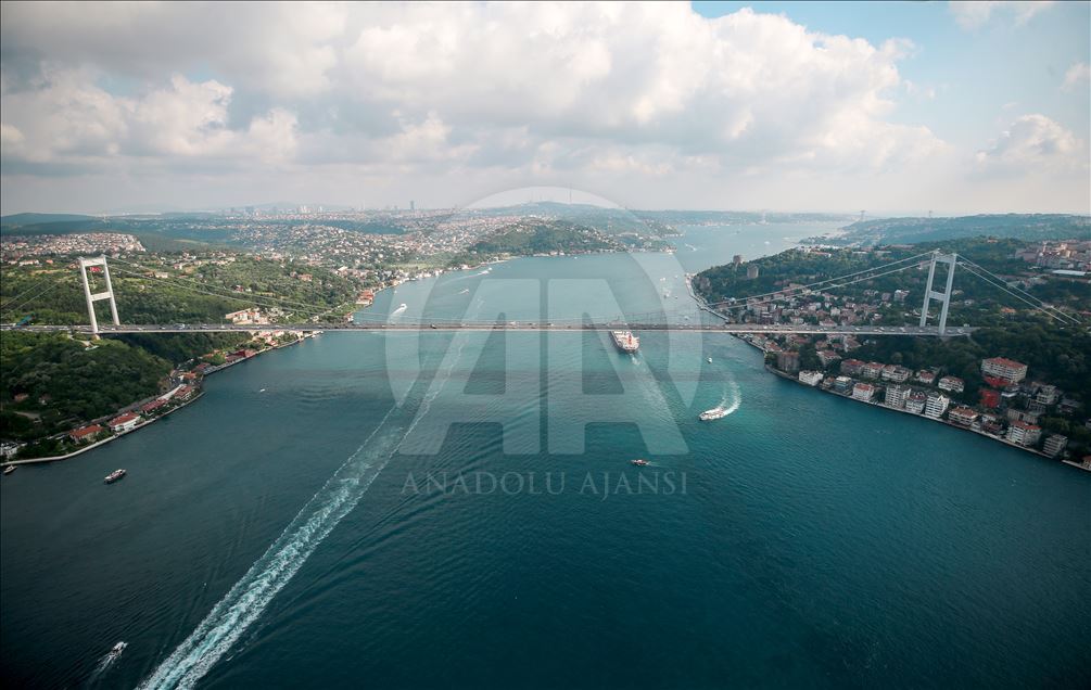 15 Temmuz Şehitler Köprüsü ve İstanbul Boğazı