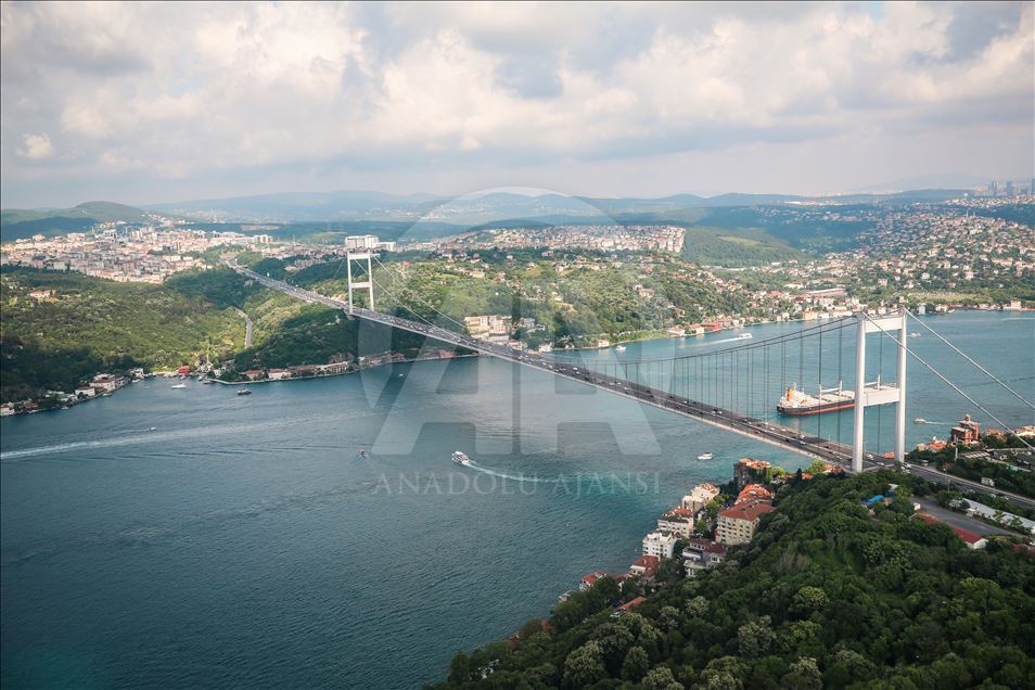 Aerial views of Istanbul