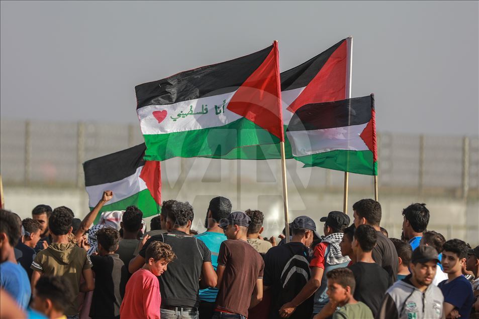 راهپیمایی بازگشت بزرگ فلسطینی‌ها در غزه