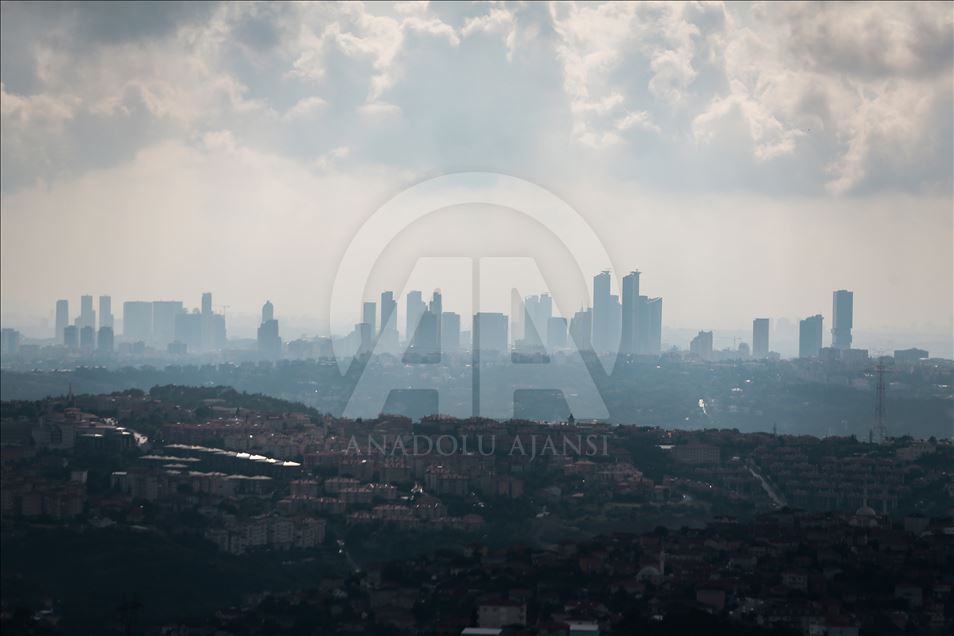 Aerial views of Istanbul