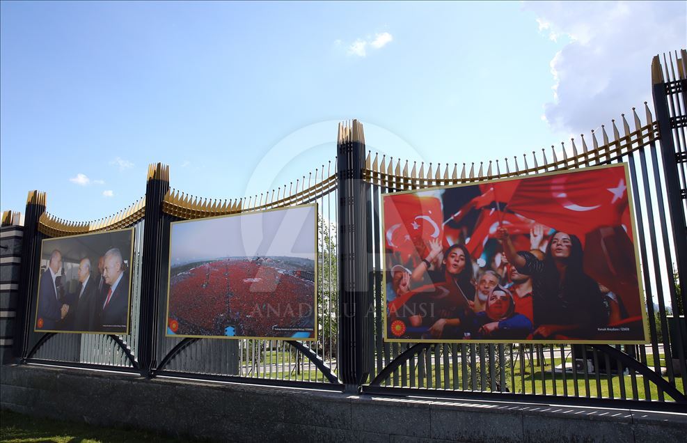 Cumhurbaşkanlığı Külliyesi'nde 15 Temmuz hazırlıkları sürüyor