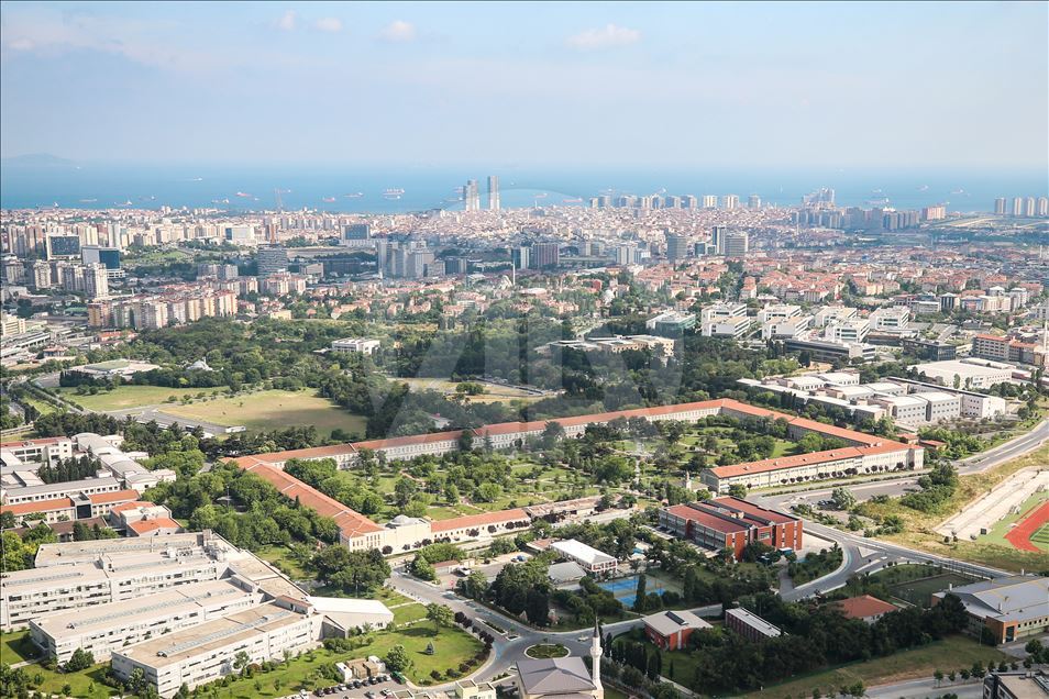 Aerial views of Istanbul