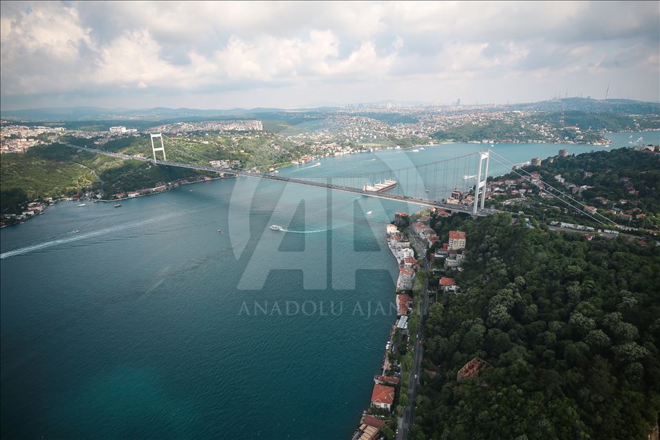 Aerial views of Istanbul