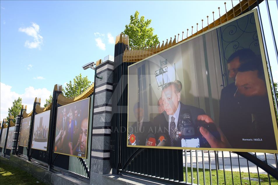 Cumhurbaşkanlığı Külliyesi'nde 15 Temmuz hazırlıkları sürüyor