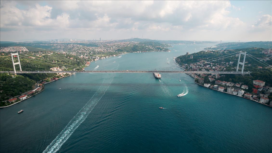 Aerial views of Istanbul