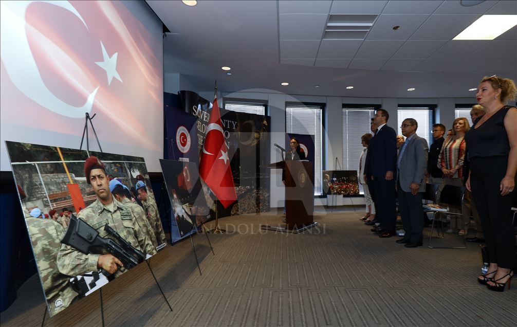 نمایشگاه عکس کودتای ناکام 15 جولای ترکیه در آمریکا