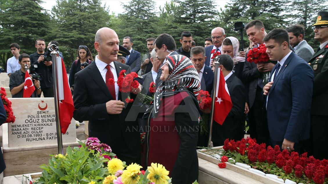 15 Temmuz Demokrasi Şehitliği'nde anma