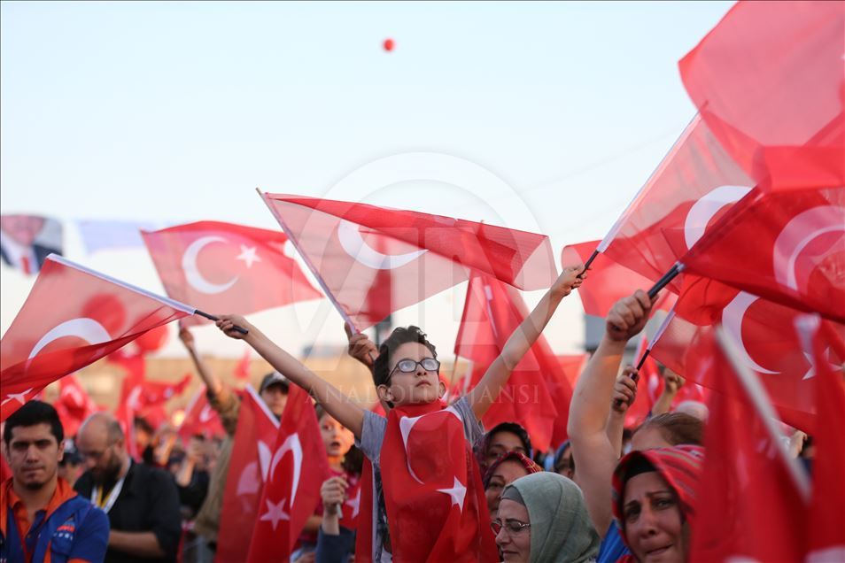 İstanbul'da "15 Temmuz Demokrasi ve Milli Birlik Günü Buluşması"