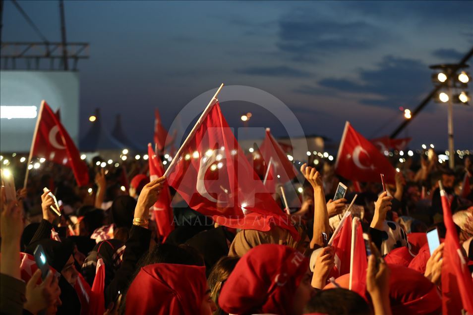 İstanbul'da "15 Temmuz Demokrasi ve Milli Birlik Günü Buluşması"